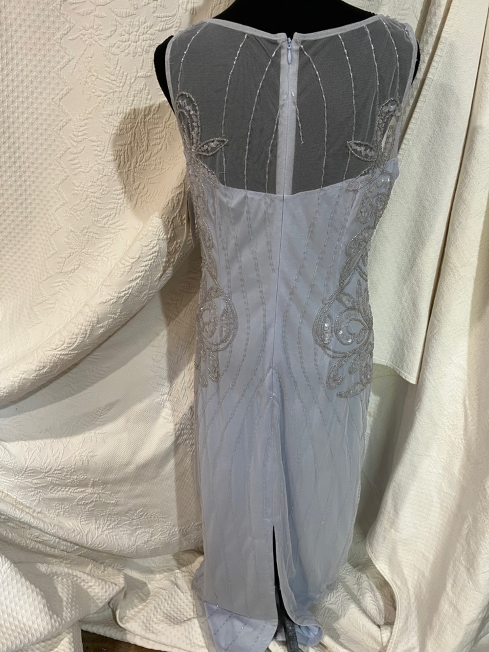 Adrianna Papell Studio beaded maxi dress, size 10, NWT - Picture 5 of 16